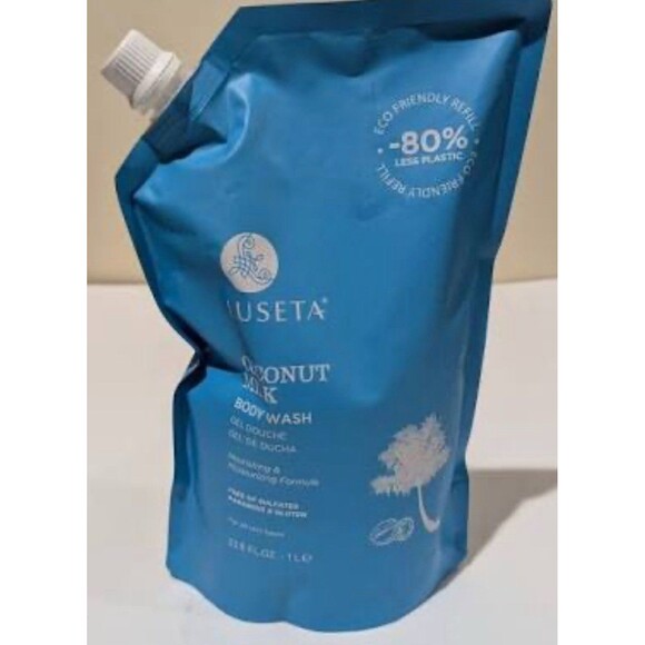 NEW Luseta Coconut Milk 33.8 oz Body Wash And Refill - Picture 2 of 2